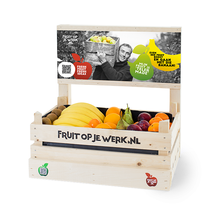 fruitbox met fruit erin met het logo