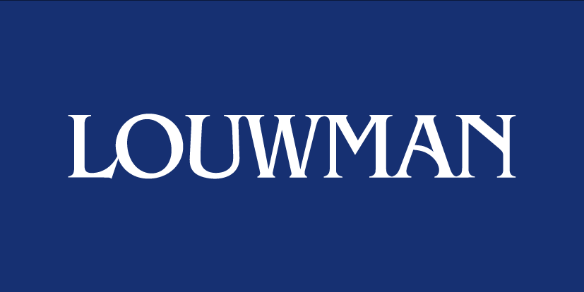 Dit is het logo van onze klant Louwman.