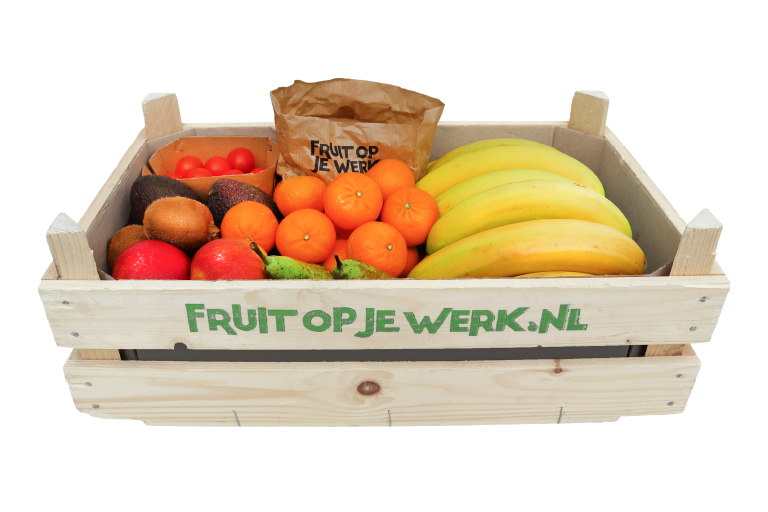 Biologische box, met alleen SKAL gecertificeerd fruit.