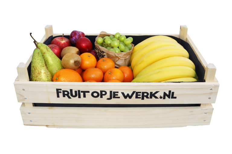 Onze fruitbox op maat bestaat uit 6 varianten waar je uit kunt kiezen.