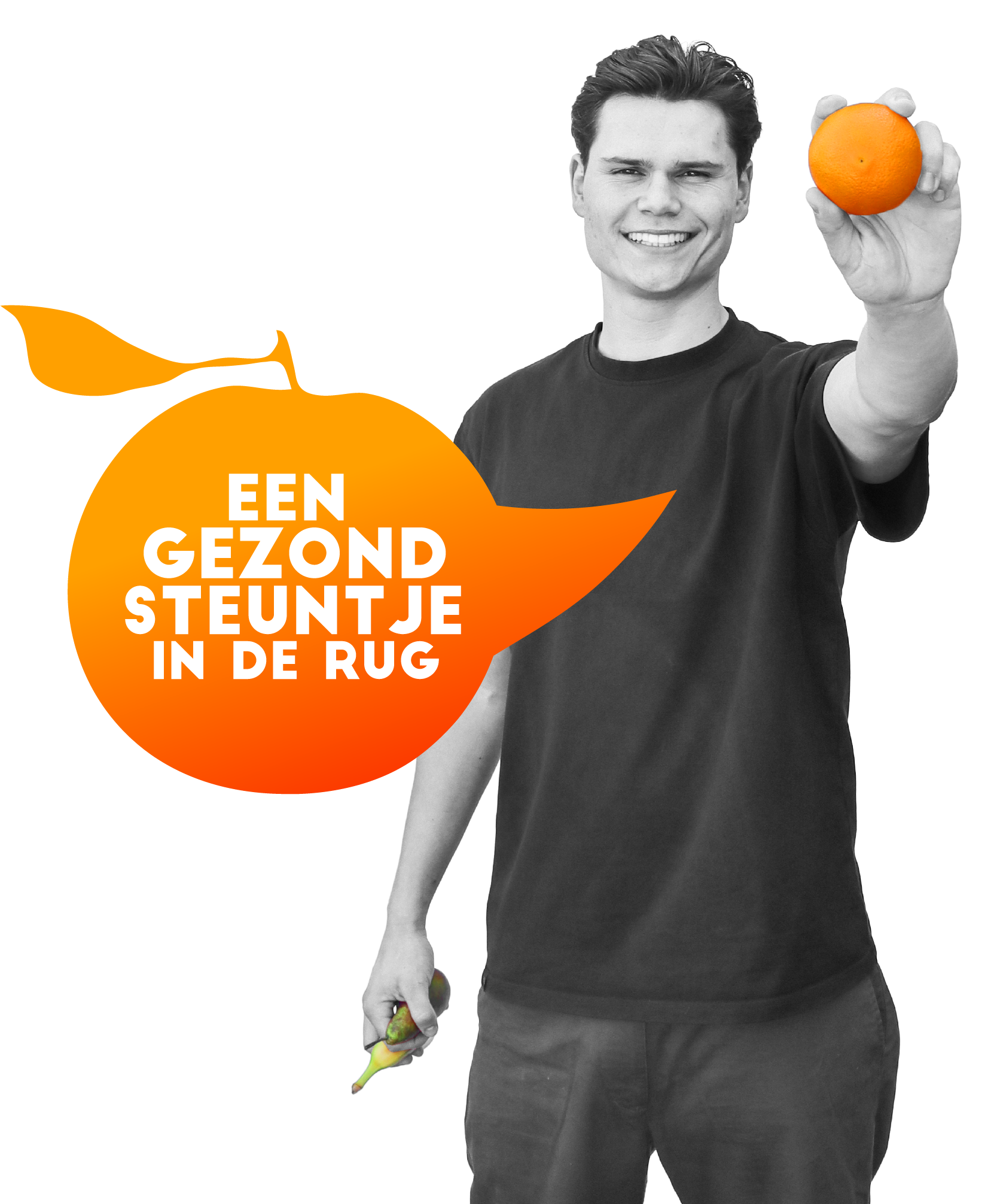 een gezond steuntje in de rug - FRUIT OP JE WERK
