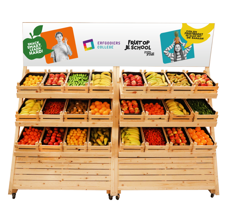 presentatie - XXL display - FRUIT OP JE WERK