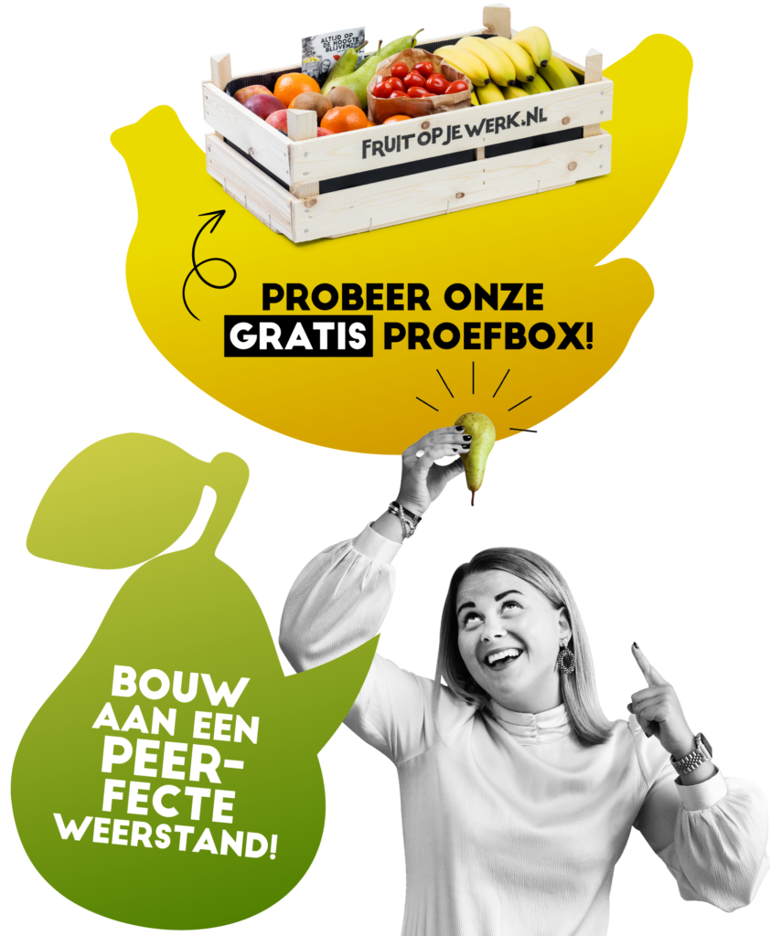 r in de maand FRUIT OP JE WERK